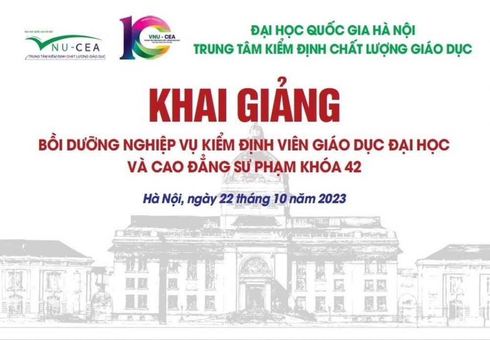 Opening 42nd Professional Training Course for accreditors of higher education and colleges of pedagogy